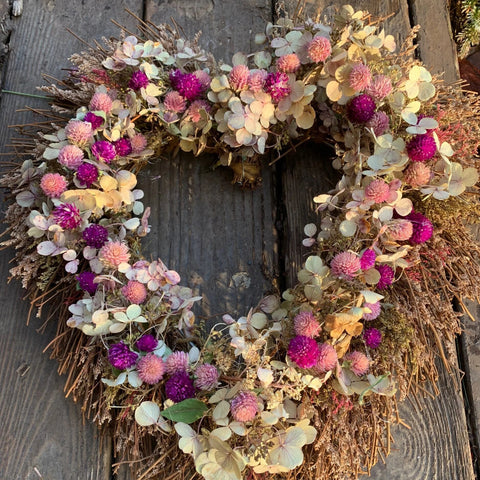 Heart Dried Flower Wreath