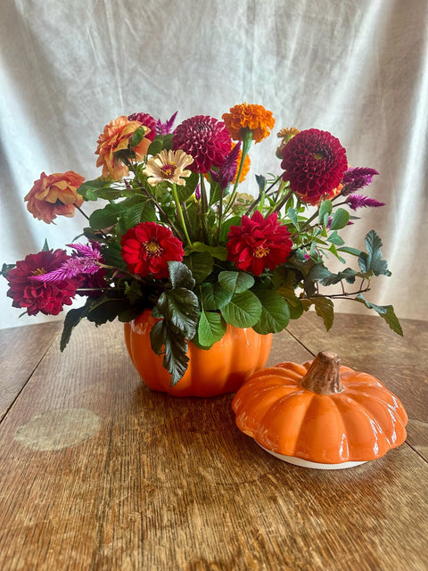 Fall Pumpkin Arrangement