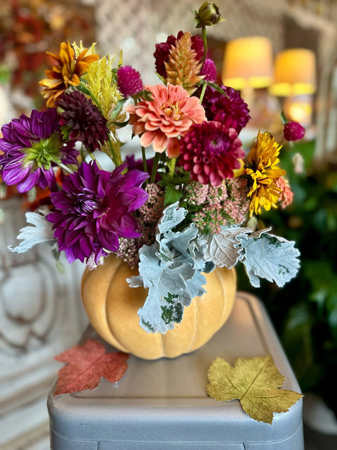 Fall Pumpkin Arrangement