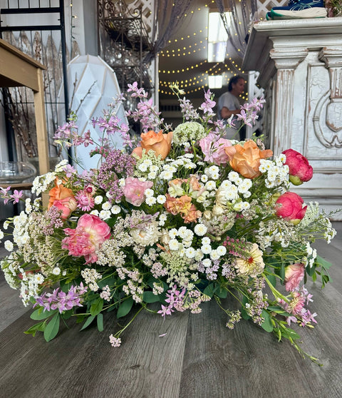 Floral Aisle Marker