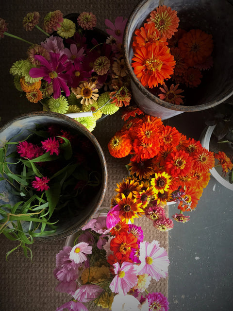 DIY Flower Buckets